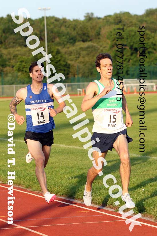 BMC 1500 metres, BMC, Chester le Street, July 19th. Photo: David T. Hewitson/Sports for All Pics